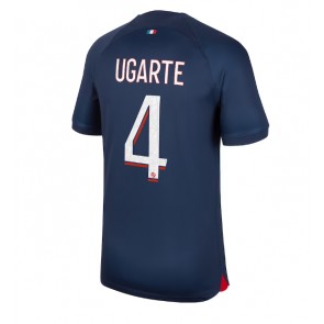 Maillot de foot Paris Saint-Germain Manuel Ugarte #4 Domicile 2023-24 Manches Courte